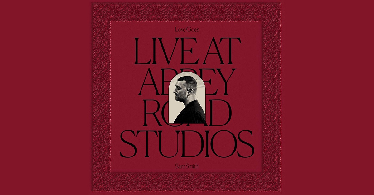 Cover art Sam Smith album Love Goes Live at Abbey Road Studios