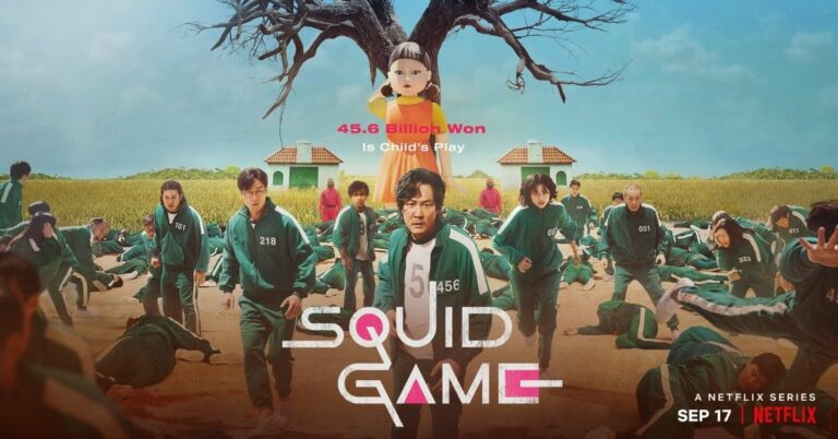 Squid Game poster Netflix