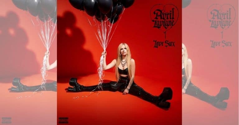 Avril Lavigne Love Sux album cover review recensie