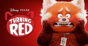Turning Red poster banner Disney+ Pixar